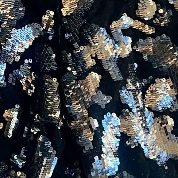 NWT Lafayette 148 Women’s Embellished Gates Bootcut Sequins Black Pants Size 14 - Picture 12 of 16